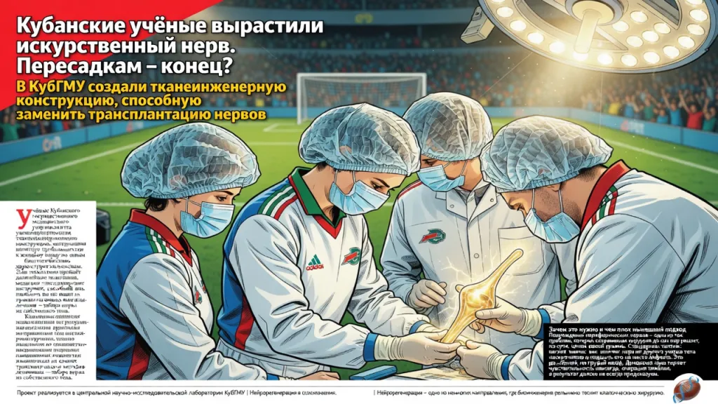 Кубанские учёные вырастили искусственный нерв. Пересадкам - конец?