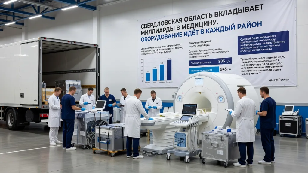 Свердловская область вкладывает миллиарды в медицину. Оборудование идёт в каждый район