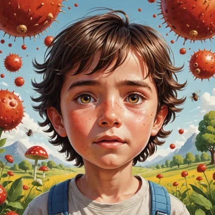 Как распознать и справиться с аллергией на глисты у детей и красными пятнами на коже