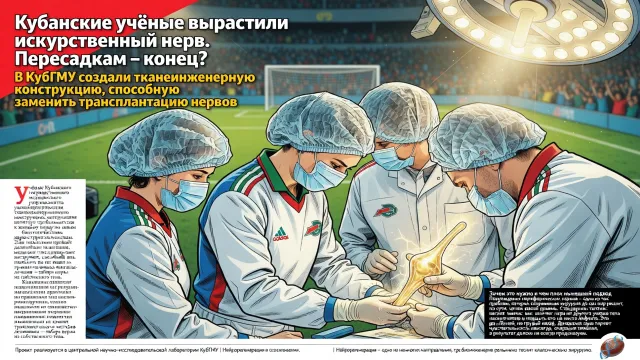 Кубанские учёные вырастили искусственный нерв. Пересадкам - конец?